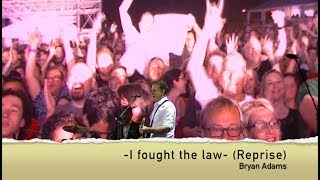 Bryan Adams au Festivent de Lévis, le 2 août 2018-I fought the law-