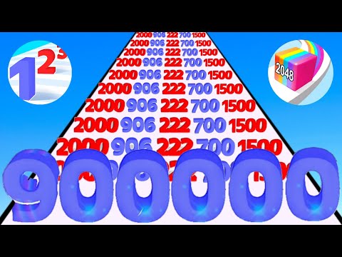 Number Master Vs Jelly Run 2048 (New Update) Infinity Level Gameplay