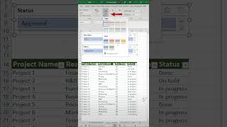Project timeline filter. Learn how the timeline filter function works to review various elements like due date or status by clicking the button. - Excel Xpert tutorial video