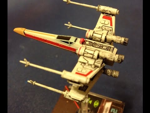 The Cardboard Dungeon: X-Wing Ship Review - X-Wing (Rebel Transport Expansion)