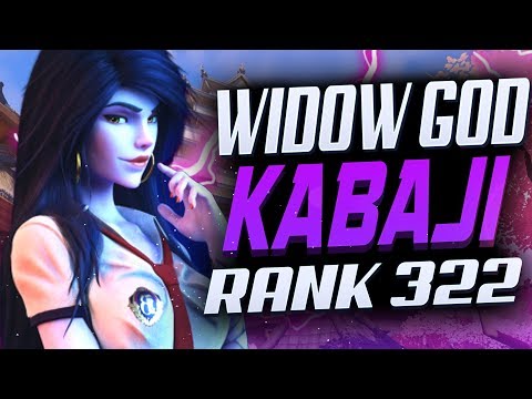 KABAJI SHOWING HIS WIDOW SKILLS! [ OVERWATCH SEASON 21 TOP 500 ]