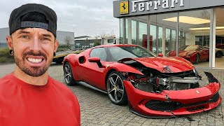 RECONSTRUCCIÓN DE UN FERRARI 296 DESTRUIDO DE 330 000 DÓLARES