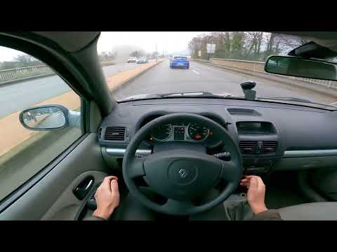 🔥 Renault Clio 2 II 1.5 dCi 65 2003 POV Driving HD 4K Diesel K9K Clio Debana رونو كليو