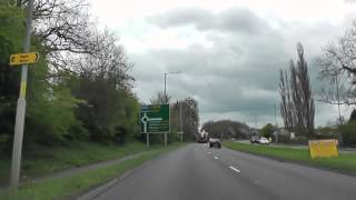 preview picture of video 'Driving Along Nunnery Lane, Spetchley Road & Whittington Road, Worcester England 3rd April 2012'