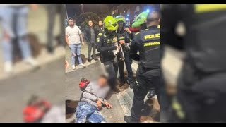 Video: detenido en Teusaquillo hombre que disparó contra policías