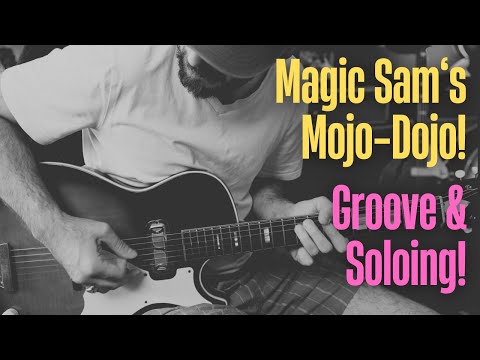 Magic Sam's Minor Blues Groove + Soloing study from basic to advanced! Mojo-Filled Guitar Lesson!