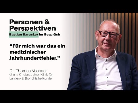 Lungenfacharzt Dr. Voshaar zur Corona-Aufarbeitung - "Ein Jahrhundertfehler der Medizin"