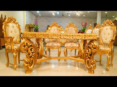 YT902 Dining Table | Best High End Quality Dining Set | Buy Modern Dining Furniture Online @Aarsun Video