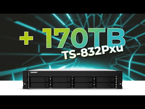 Mas de 170TB con 10GbE y 2.5GbE - QNAP TS-832Pxu