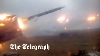 Ukrainian forces shower missiles on Russian troops fleeing Kherson