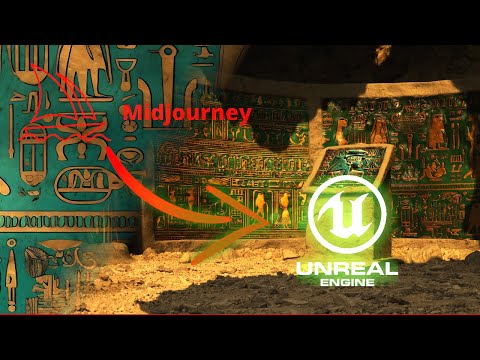 Midjourney Image to Unreal Engine 5 Nanite Mesh