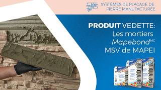 Systèmes de placage en pierre manufacturée (SPPM) – Présentation du pr