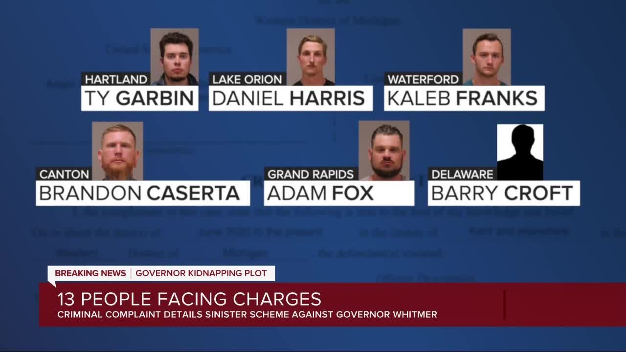 13 charged by state, feds in plot to kidnap Gov. Gretchen Whitmer - YouTube