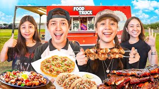 Download lagu Eating Only Food Truck Meals for a Day! mp3