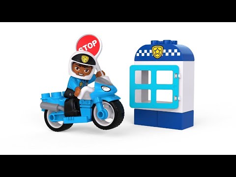 Конструктор LEGO Duplo Town «Полицейский мотоцикл» 10900 / 8 деталей