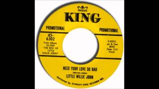 Little Willie John Need Your Love So Bad 1955 Music