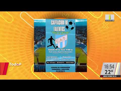 Atlético Tucumán realizará un proceso de captación de jugadores en Gobernador Garmendia