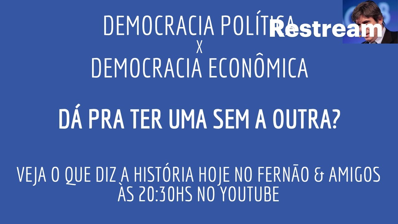 02/08/2023 - Democracia Política x Democracia Econômica