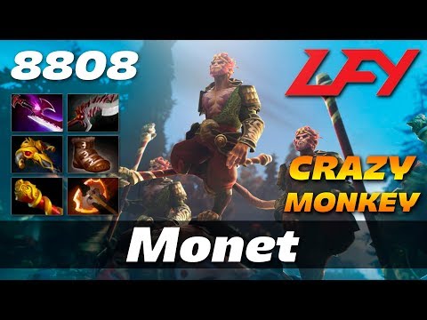Monet Monkey King 28 Frags | 8808 MMR Dota 2