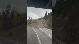 Heading down Wolf Creek Pass in Colorado #leafpeeping #rvlife #mountainpass #superclife #colorado
