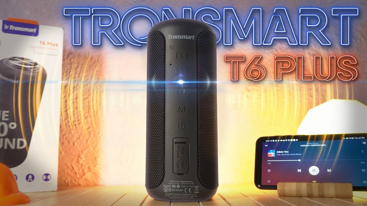 Портативная колонка Tronsmart T6 Plus, черный