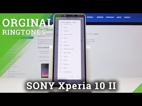 Sony Xperia 10 II Ringtone List