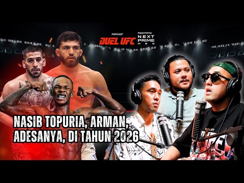What Will Topuria, Arman, & Adesanya Do in 2026? 😭 #podcastduelufc