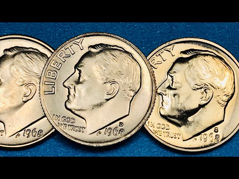 Mint Marks Return To United States 1968 Dimes - Except On Rare 1968 No-S Error Coins