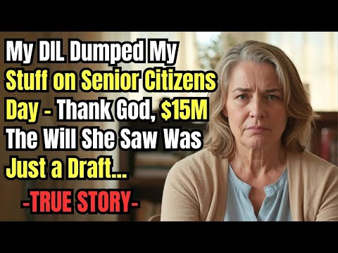 HER TRUE STORY FROM CALIFORNIA 👵💔 My DIL Dumped My Stuff on Senior Citizens Day—Thank God, $15M...