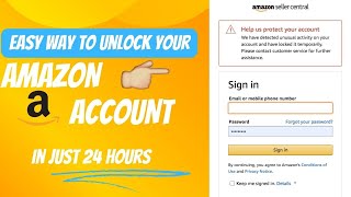 How to Solve Amazon Temporarily locked account Issue #amazon