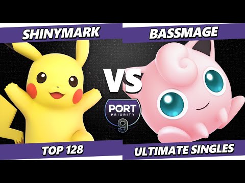 Port Priority 9 - ShinyMark (Pikachu) Vs. Bassmage (Jigglypuff) Smash Ultimate - SSBU