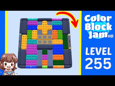 Color Block Jam Level 255 Solution Walkthrough