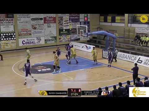 Xuven Cambados 105 - 107 L`Hospitalet. LEB Plata 17/18. J29