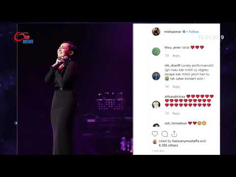 Misha Omar Menangis Ketika Nyanyikan Lagu Bunga-Bunga Cinta
