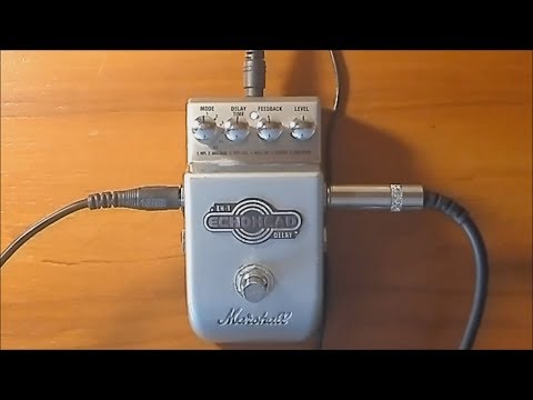 Примеры звучания педали эффектов Marshall Echohead EH-1