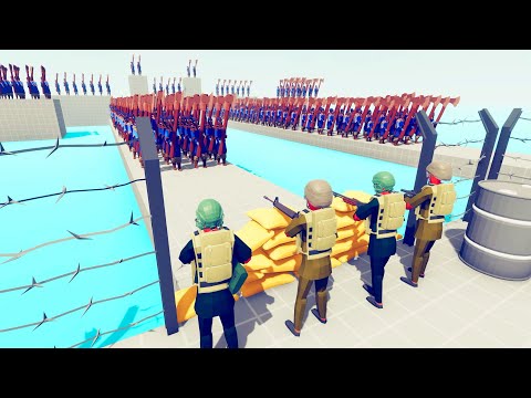 Army vs 100 Units - Totally Accurate Battle Simulator TABS