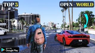 Top 5 open world Gangster games android  Best open