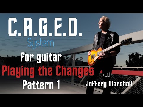 Chord Tone Training - 1-4-5 Major in CAGED System - Pattern 1 - Guitar Lesson