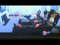 Video shows search of AARON HERNANDEZ home.
