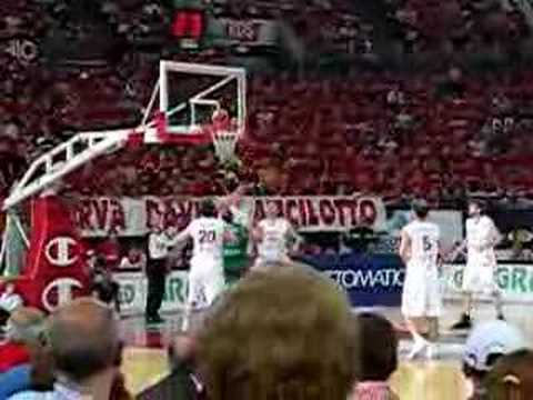 Lottomatica Virtus Roma-Montepaschi Siena 84-60 - Marko Tusek, Dejan Bodiroga, Jamel Thomas