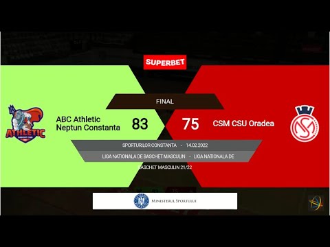 LNBM 2021-2022: Athletic Neptun Constanța - CSM CSU Oradea