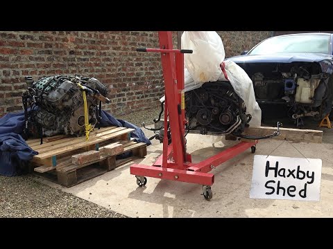 HS271 Volkswagen Passat W8 4.0L engine removal