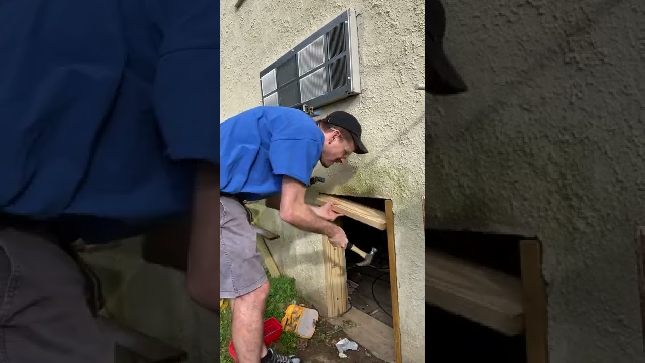 Crawl Space Door Install
