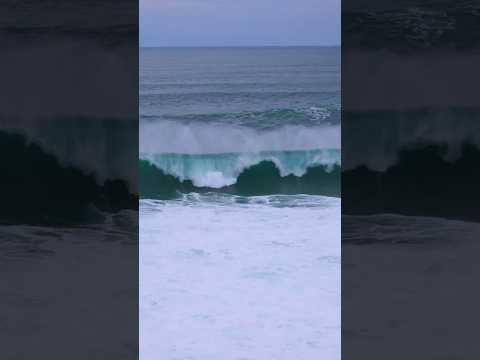Epic Waves in Nazaré, Portugal (2025) #waves #nazaré