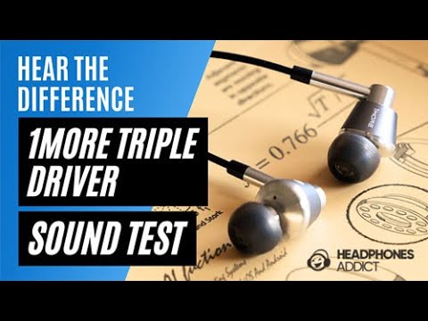 1MORE Triple Driver Sound Quality Test - HeadphonesAddict