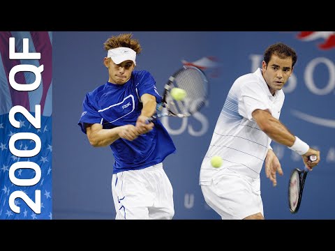 Pete Sampras vs Andy Roddick Full Match | US Open 2002 Quarterfinal