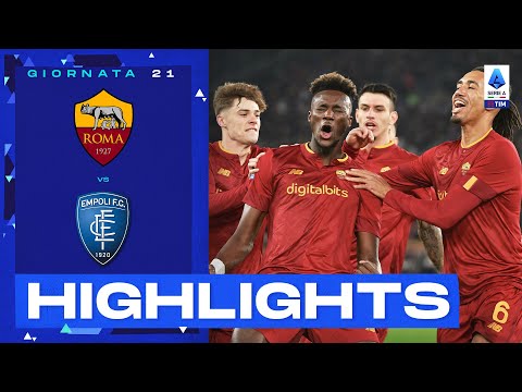 Roma-Empoli 2-0 | Ibañez e Abraham fanno volare la Roma: Gol e Highlights | Serie A TIM 2022/23
