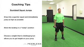 104. Dumbbell Squat Jumps