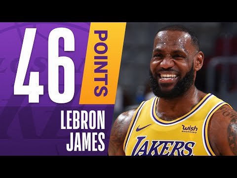 👑 SEASON-HIGH 46 PTS, 7 3PM For LeBron James Against Cleveland!
