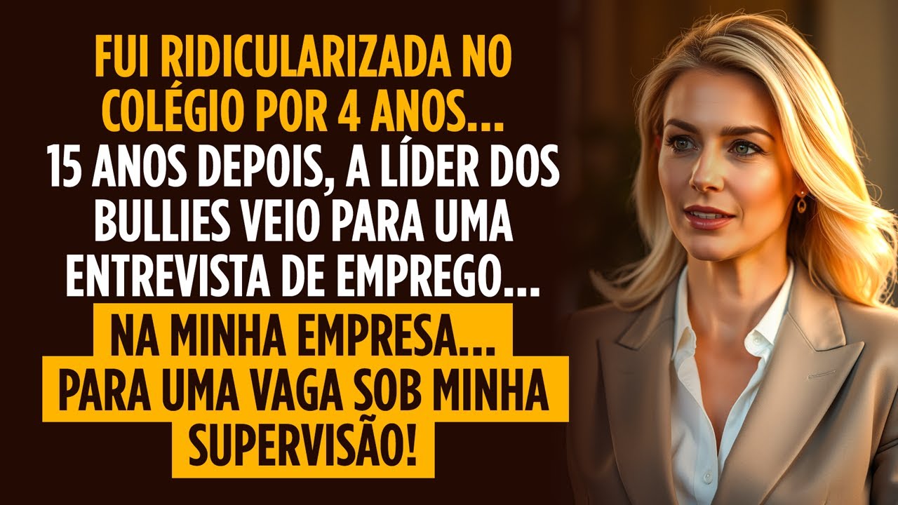 Contratei minha BULLYING que me HUMILHOU por 4 anos... Agora ELA trabalha sob MINHA supervisão! 😈